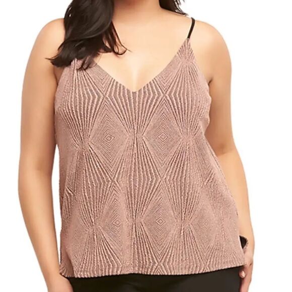 Tart Marena Metallic V-Neck Tank - Picture 1 of 6